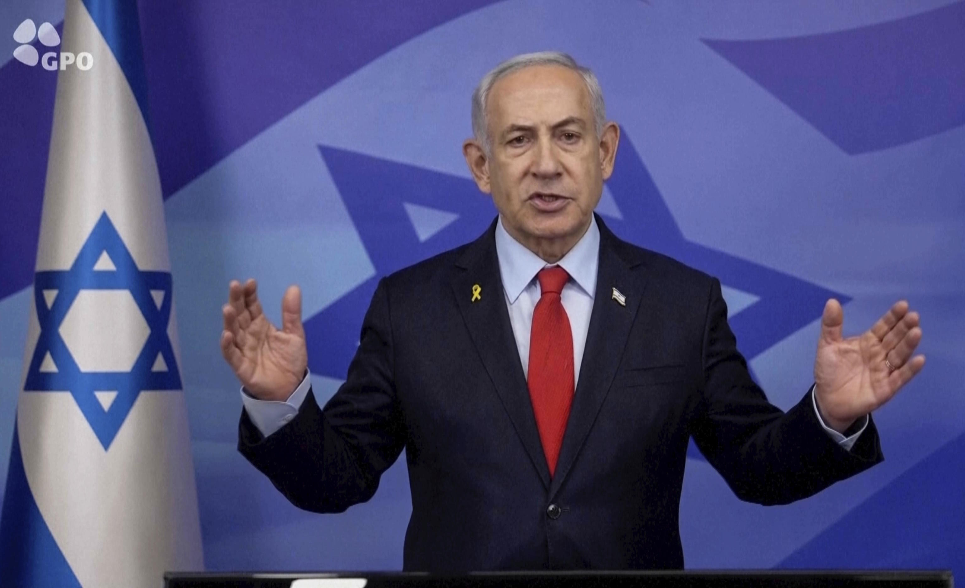 Israeli Prime Minister Benjamin Netanyahu.