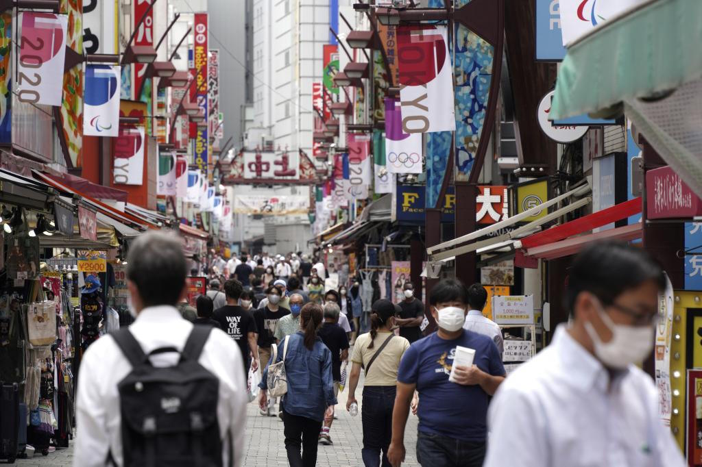 Atmosphere on the streets of Tokyo.