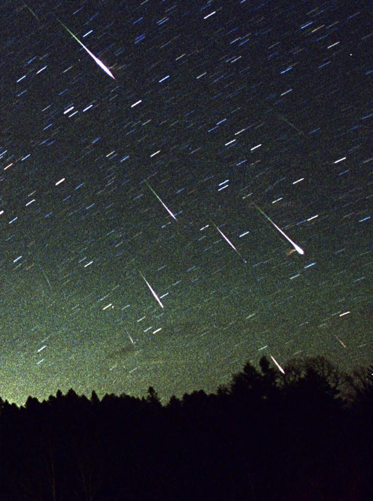 Meteor shower known as the Leonids