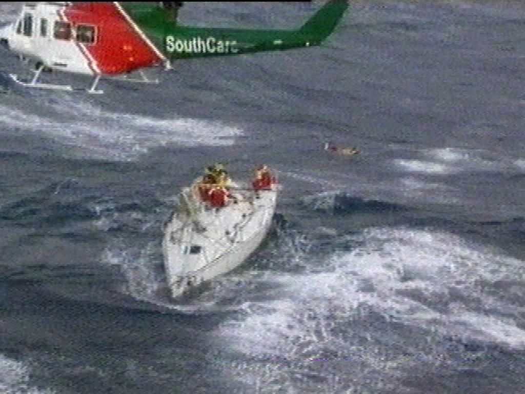 Tragedy in the Sydney - Hobart classic sailing regatta, due to the force of the waves and the wind in 1998