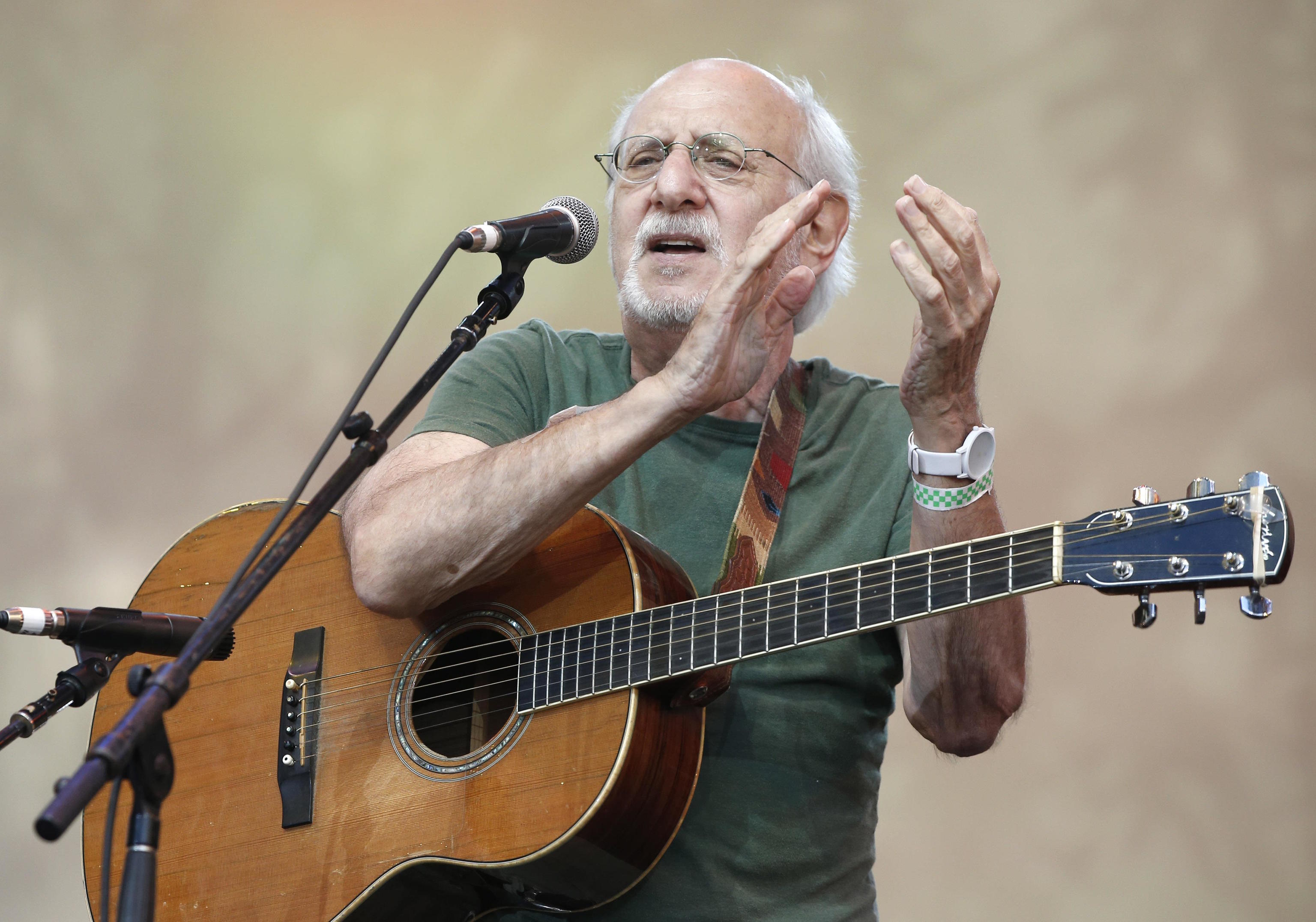 Singer-songwriter Peter Yarrow, of the 1960s musical trio "Peter Paul and Mary."