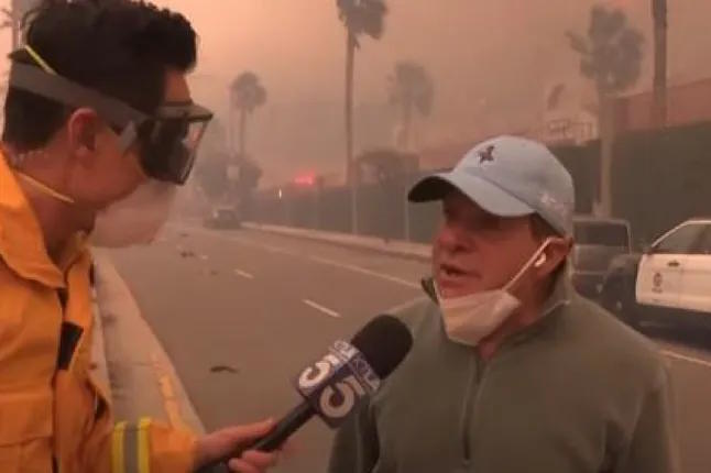 Steve Guttenberg, on KTLA, a Los Angeles television station.