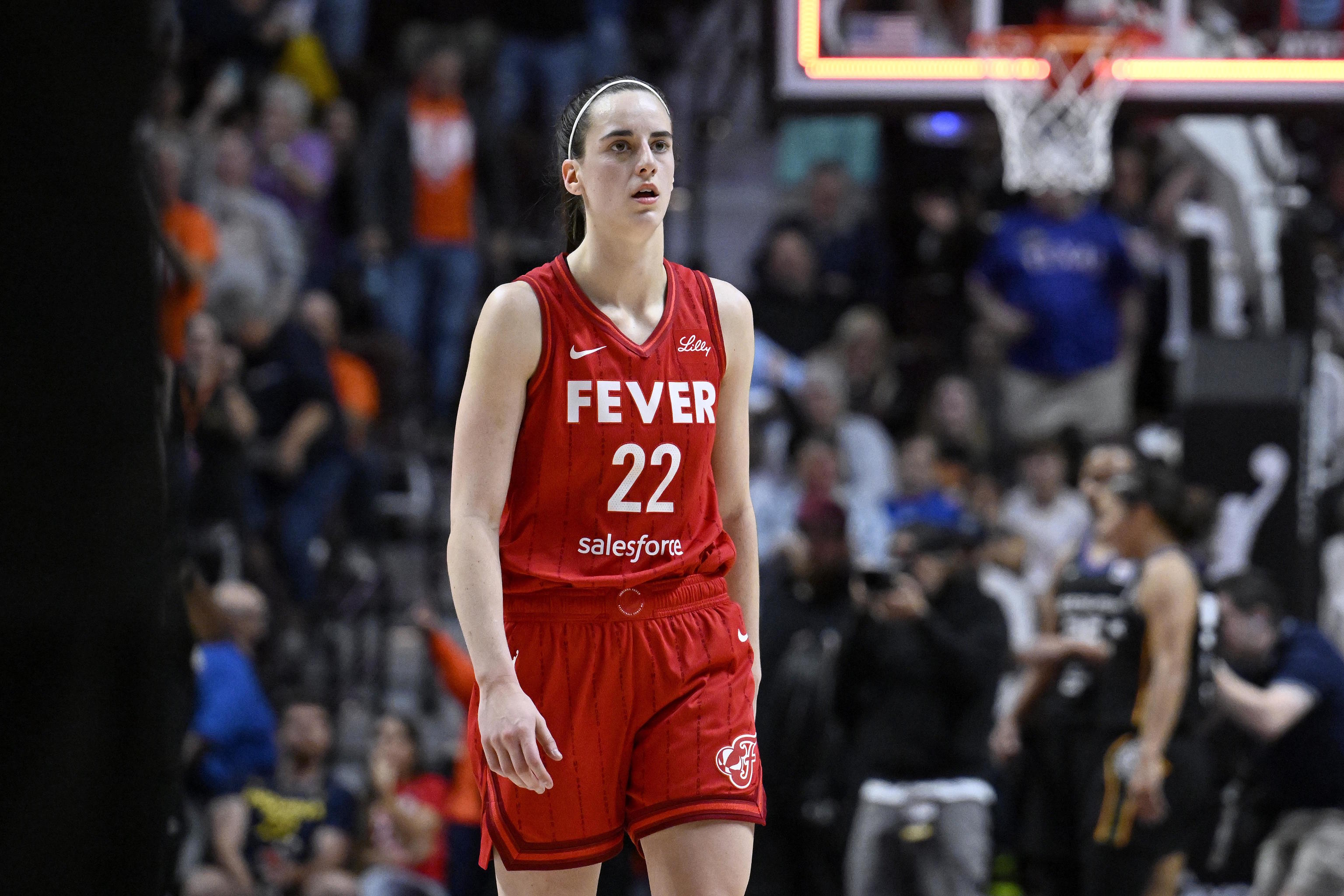 Indiana Fever guard Caitlin Clark (22).