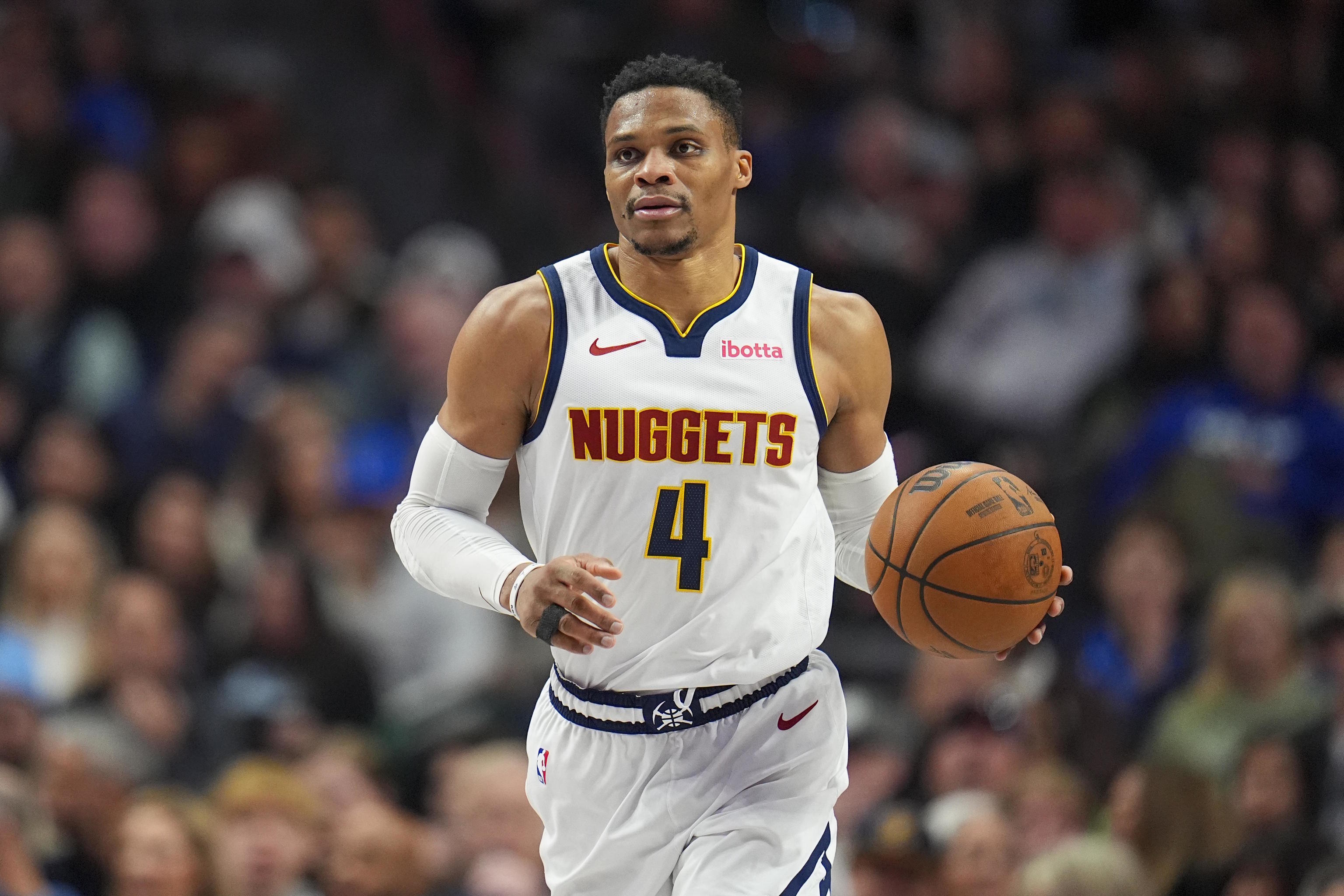 Denver Nuggets guard Russell Westbrook.