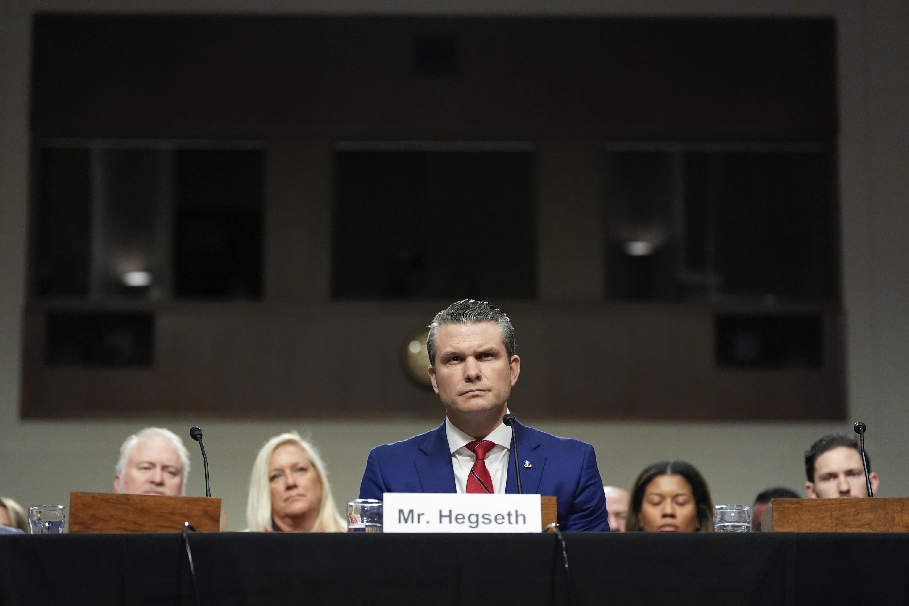 Pete Hegseth,choice to be Defense secretary.