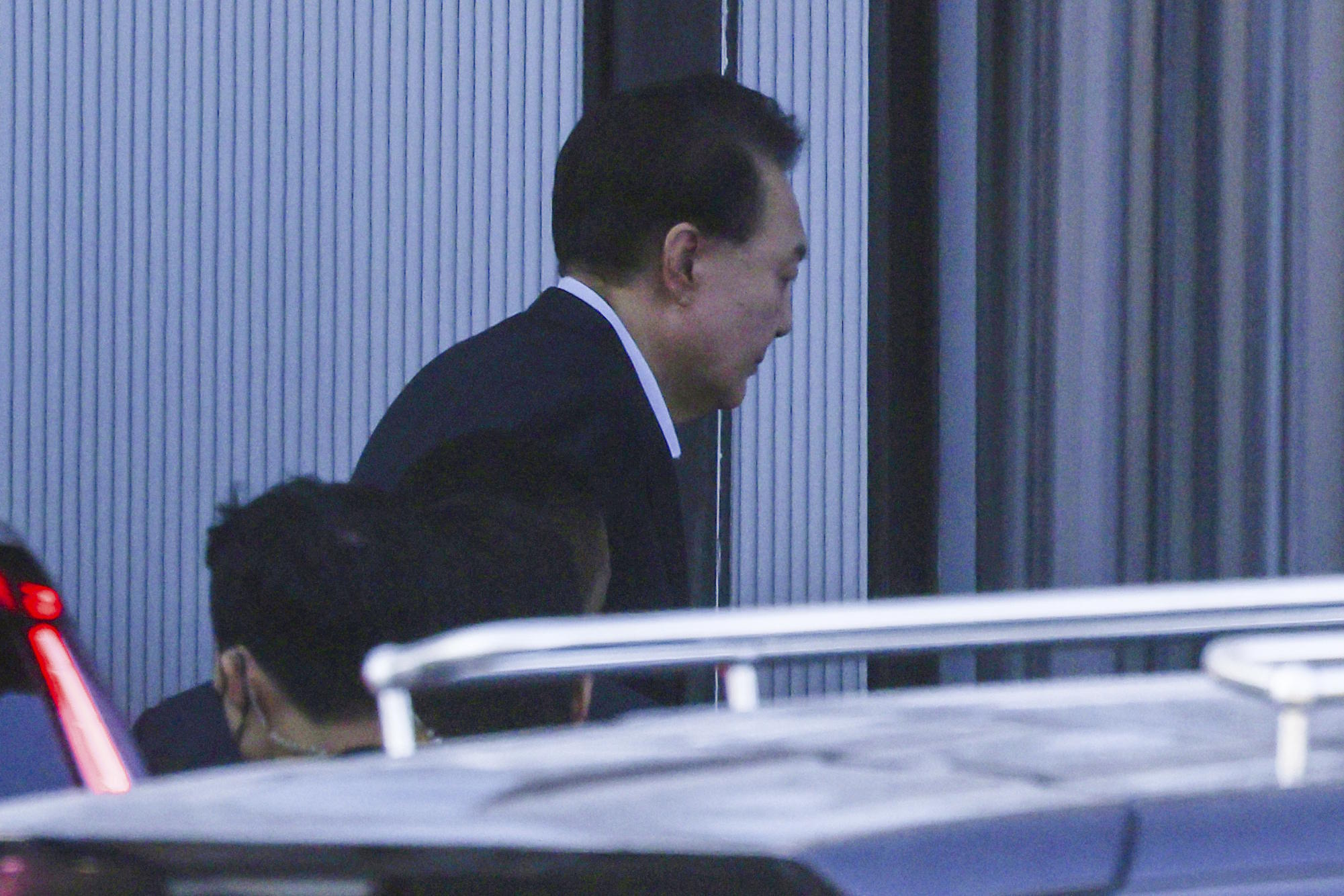 Yoon Suk Yeol arrives at the High-Ranking Officials Corruption Investigation Office