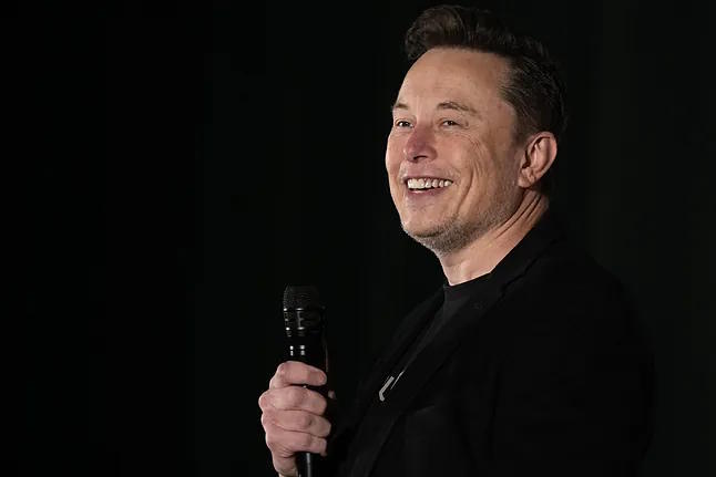 Elon Musk during a campaign event in support of Donald Trump, last October.