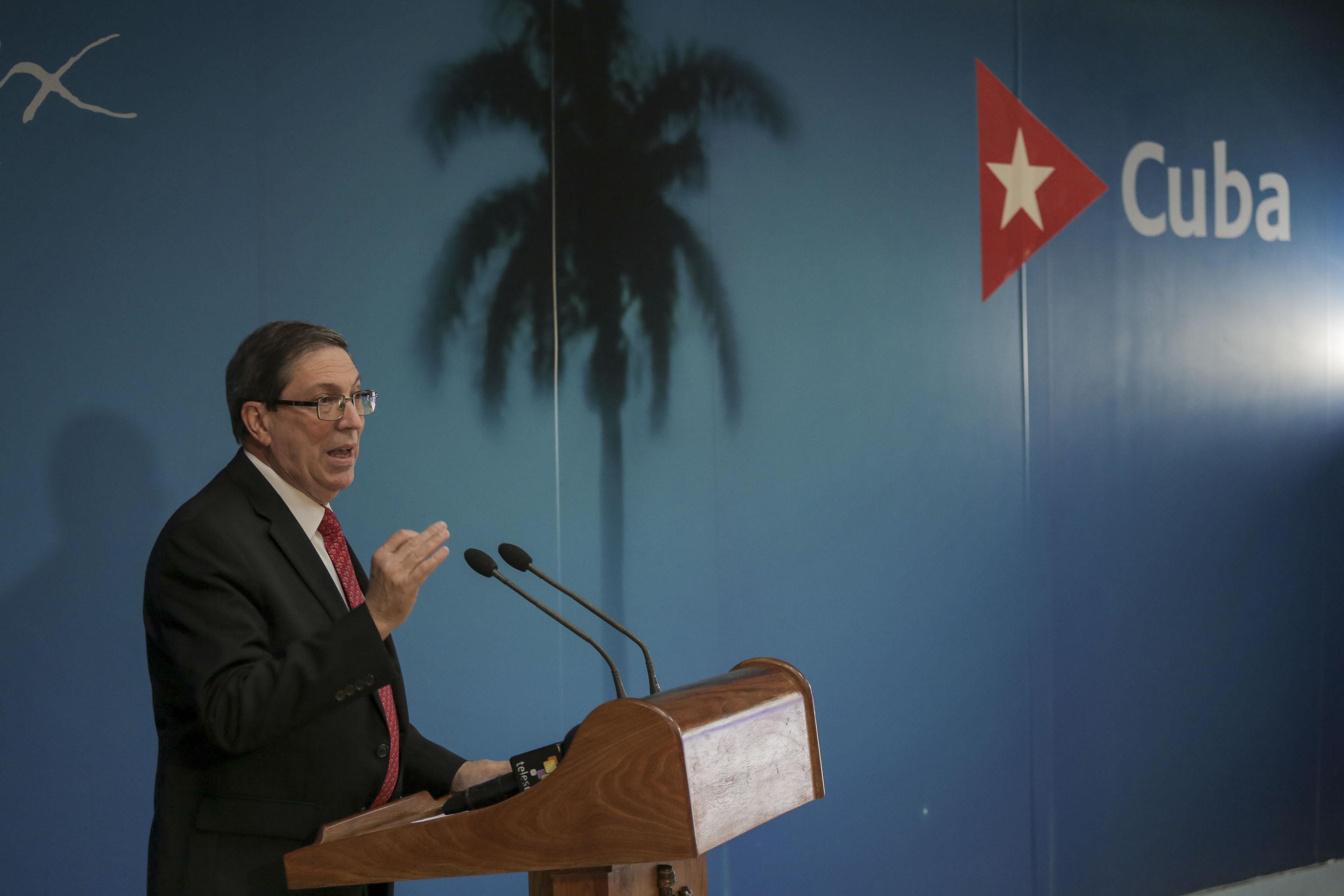 Cuban Foreign Minister Bruno Rodriguez.