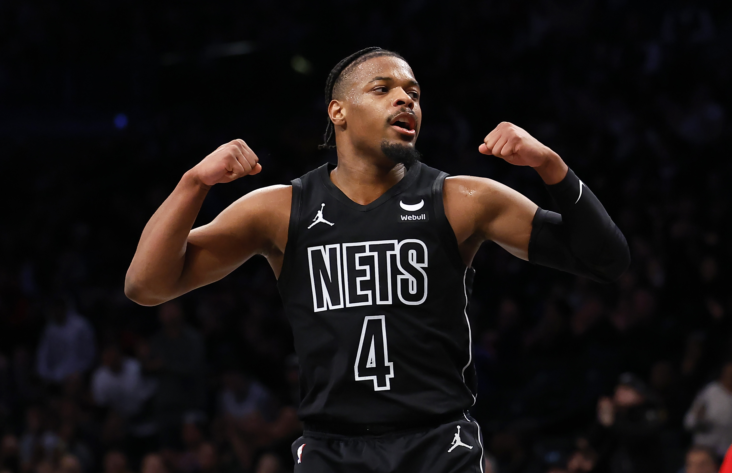 Brooklyn Nets guard Dennis Smith Jr. (4).