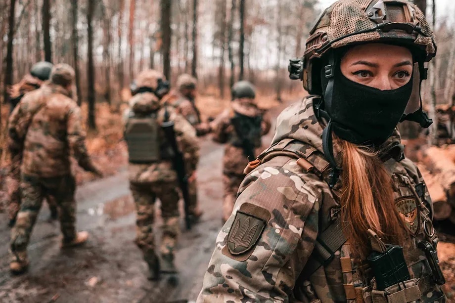 The Witches, heading to their training.