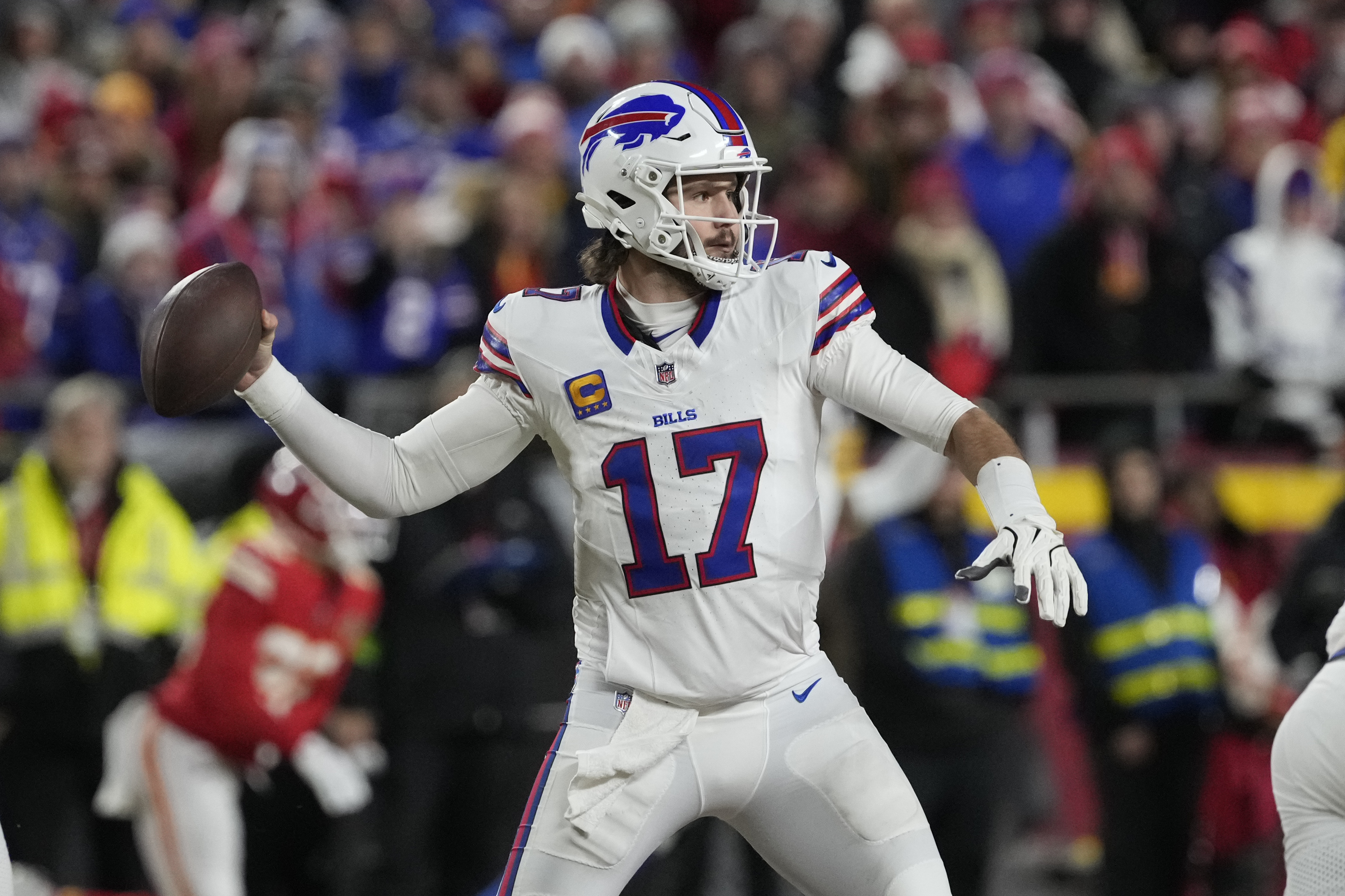 Buffalo Bills quarterback Josh Allen (17).