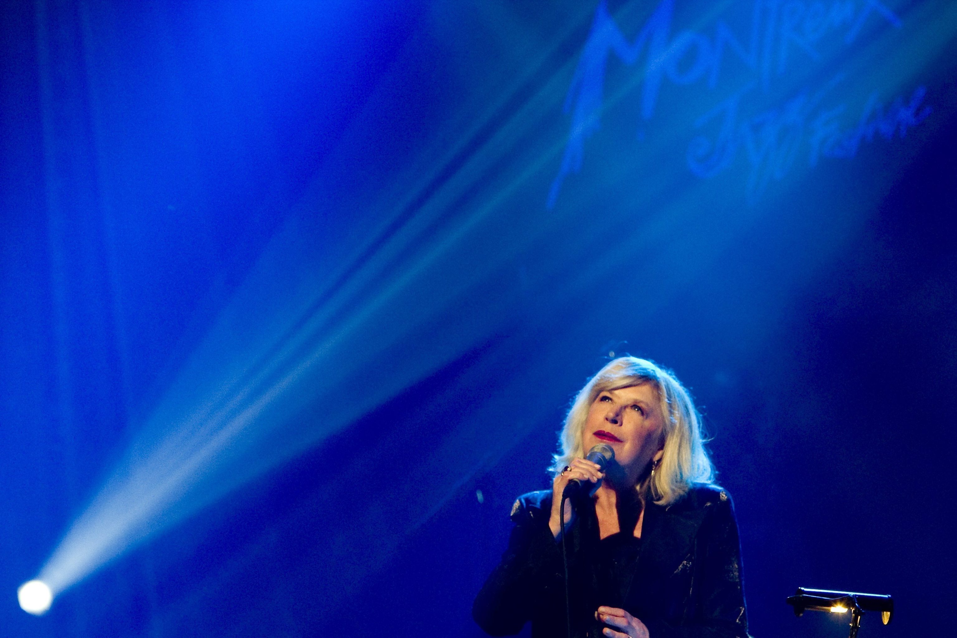 Marianne Faithfull, at the Montreux Jazz Festival in Switzerland, in July 2009.