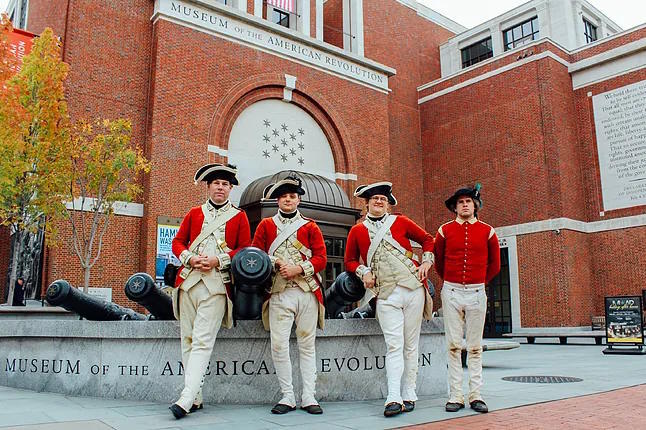 Entrance of the Museum of the American Revolution.