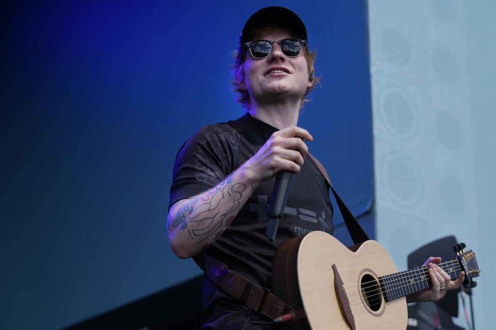 Singer-songwriter Ed Sheeran.