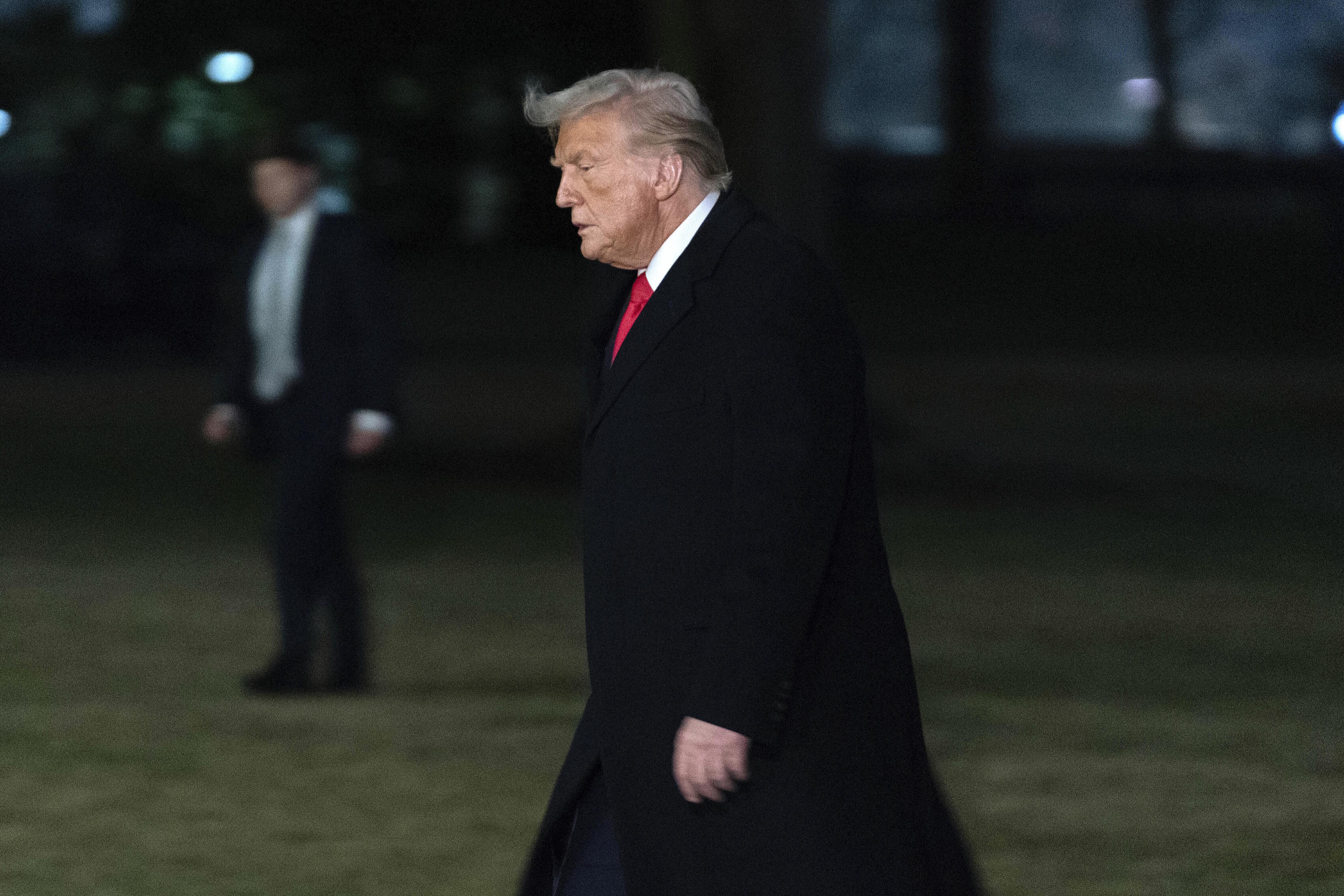 Donald Trump at the White House in Washington.