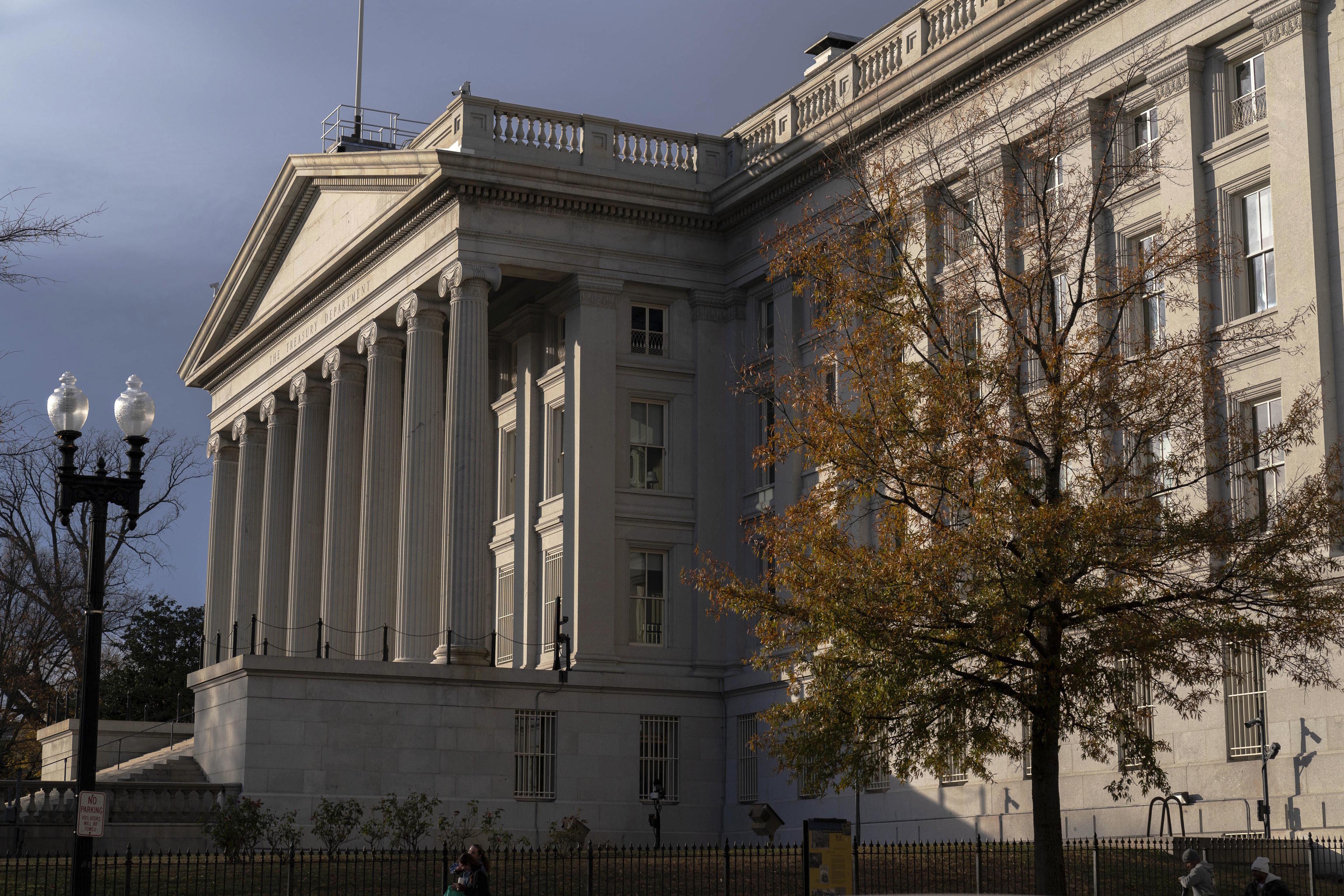 The U.S. Department of the Treasury building in Washington.