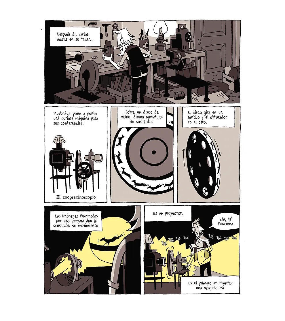 Panels from a 'A fraction of a second'.