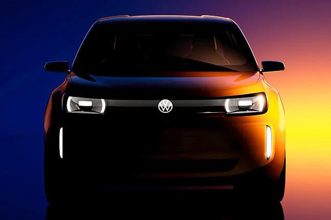 First image of the new small electric car from Volkswagen.