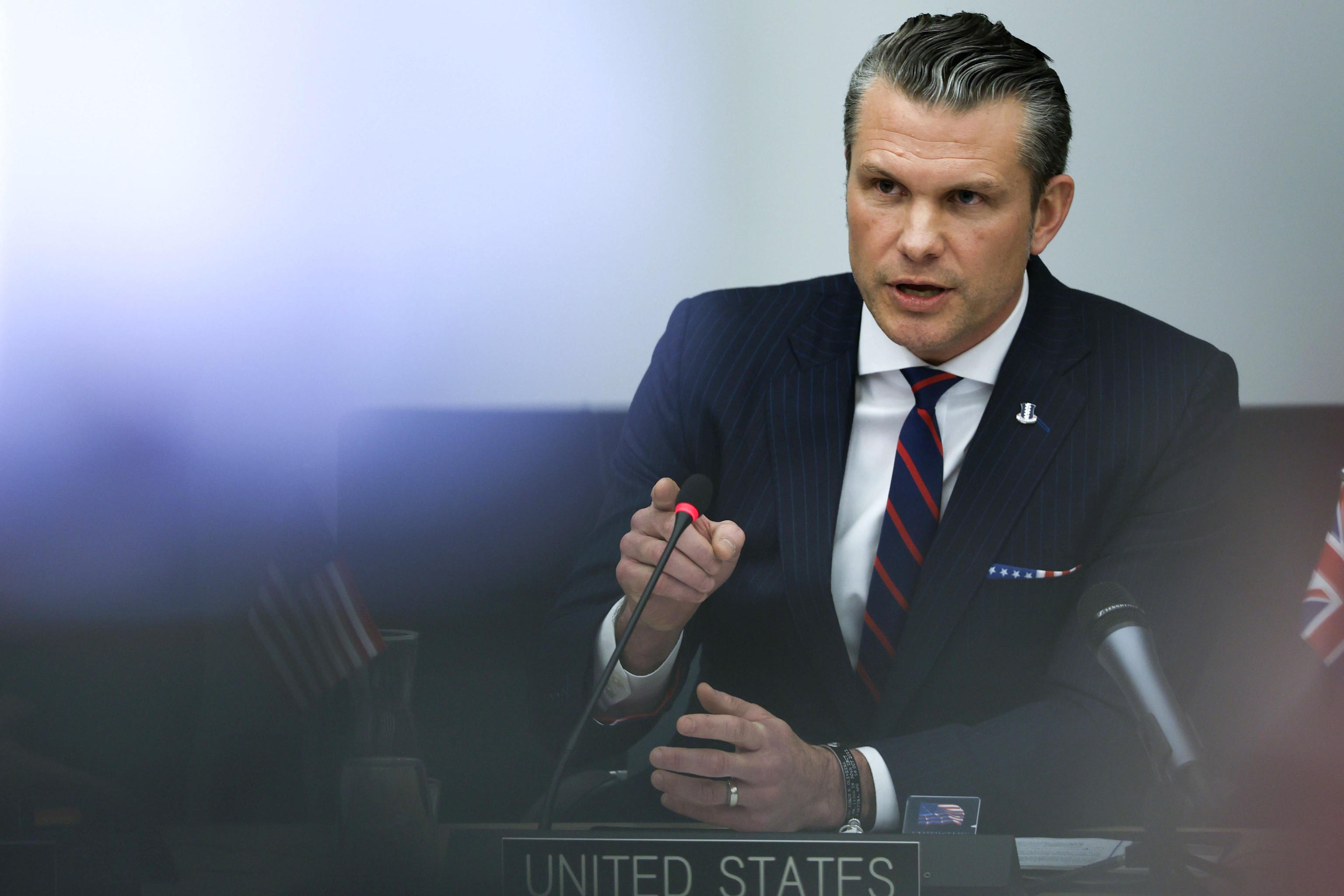 United States Secretary of Defense Pete Hegseth.