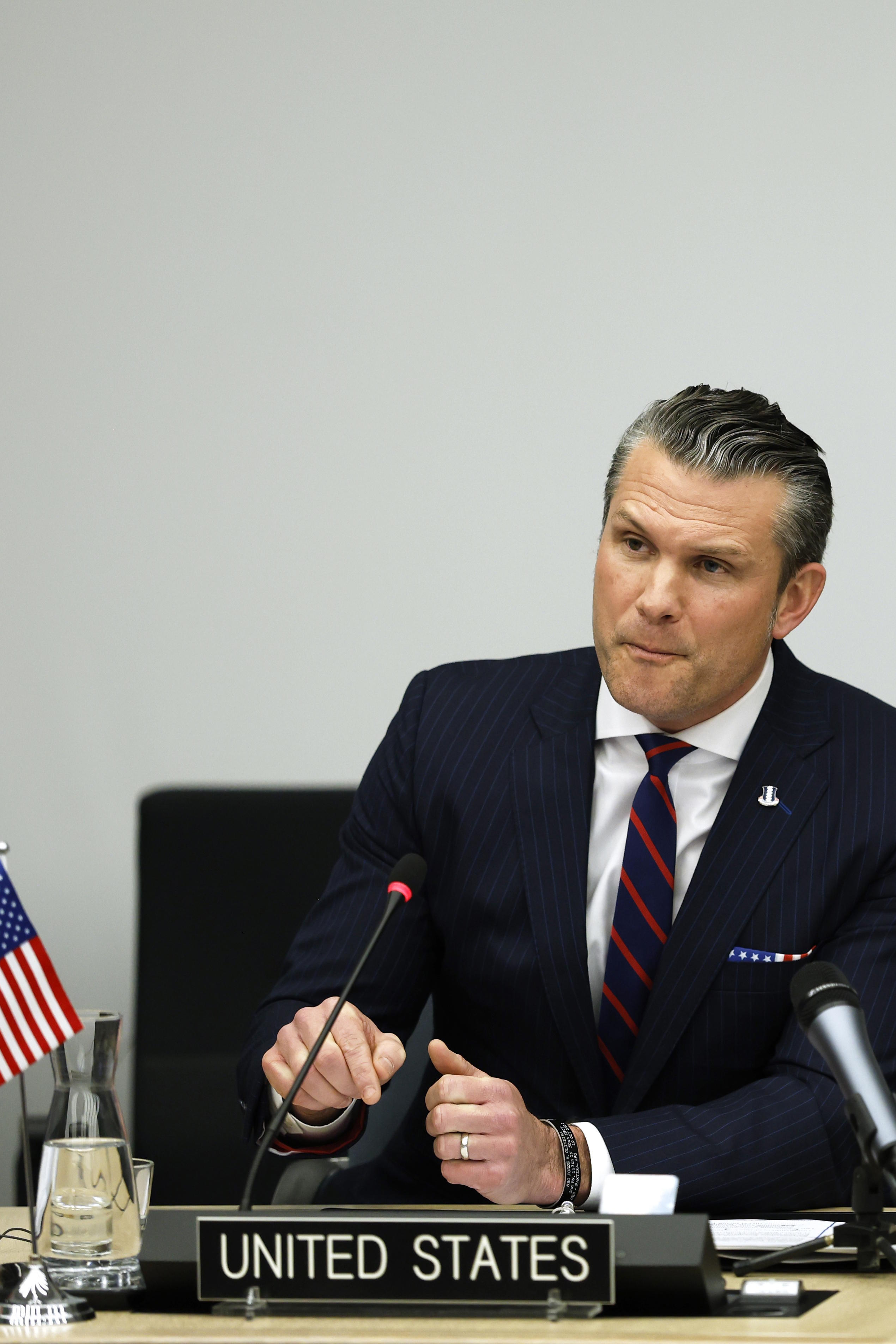 United States Secretary of Defense Pete Hegseth.