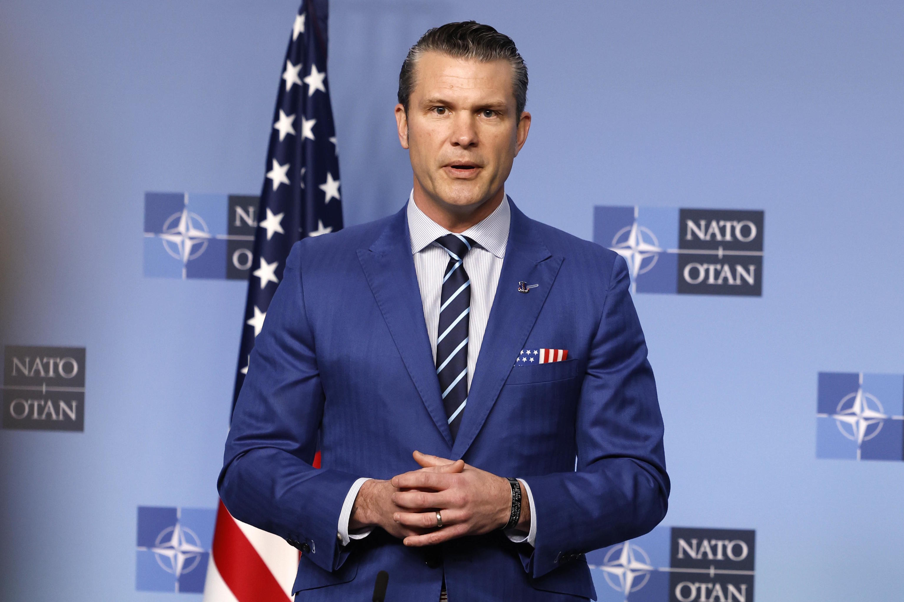 The US Secretary of Defense, Pete Hegseth.