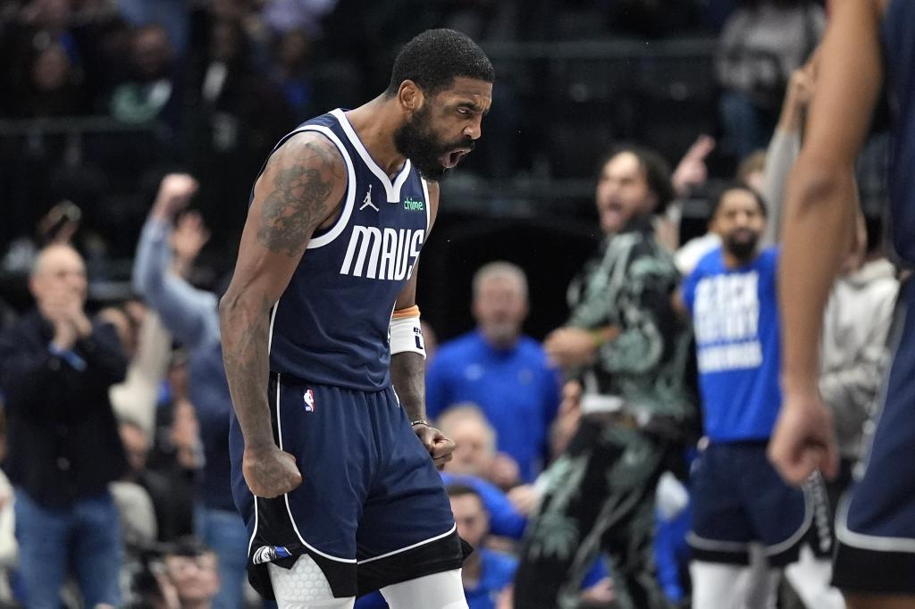 Kyrie Irving of the Dallas Mavericks.