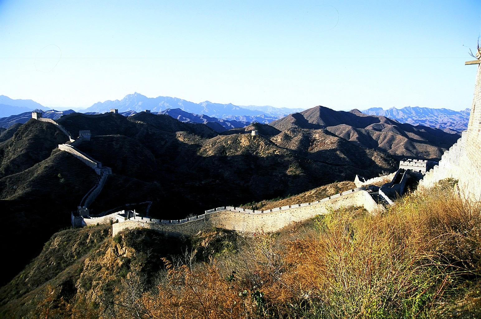 The Great Wall of China.