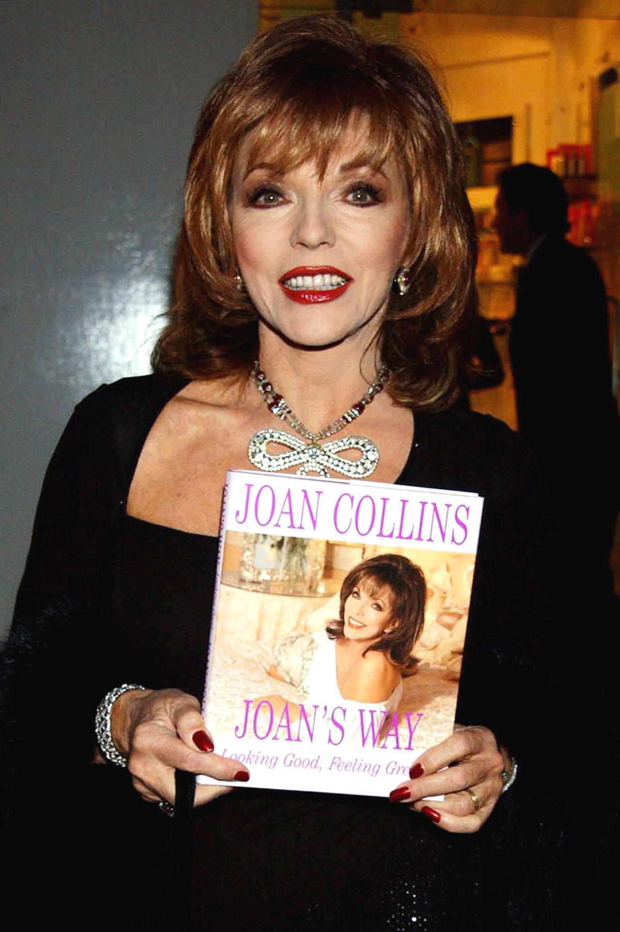 Actress Joan Collins.