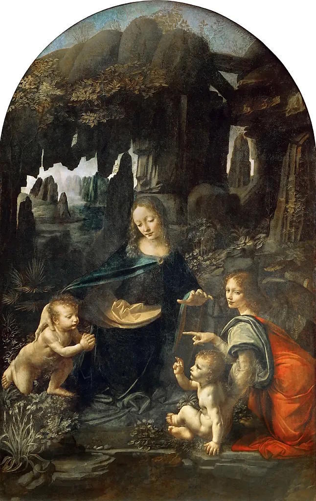 'The Virgin of the Rocks'.