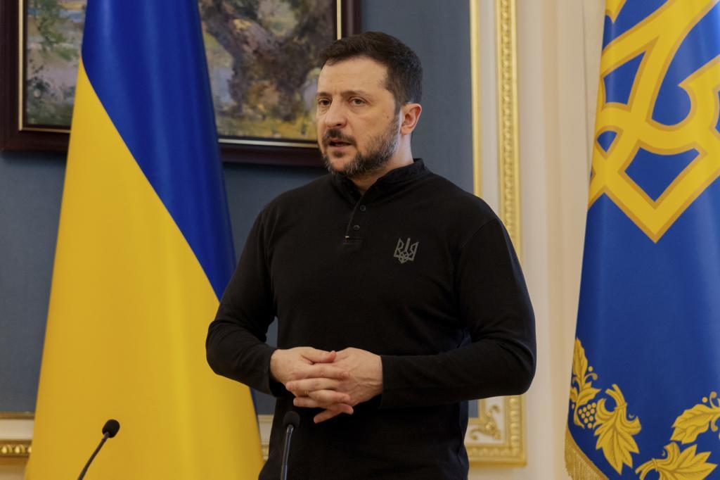 Ukraine's President Volodymyr Zelenskyy.