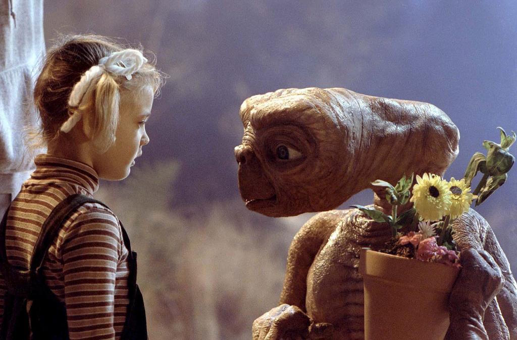 Still from Steven Spielberg's film, "E.T. The Extra-Terrestrial".