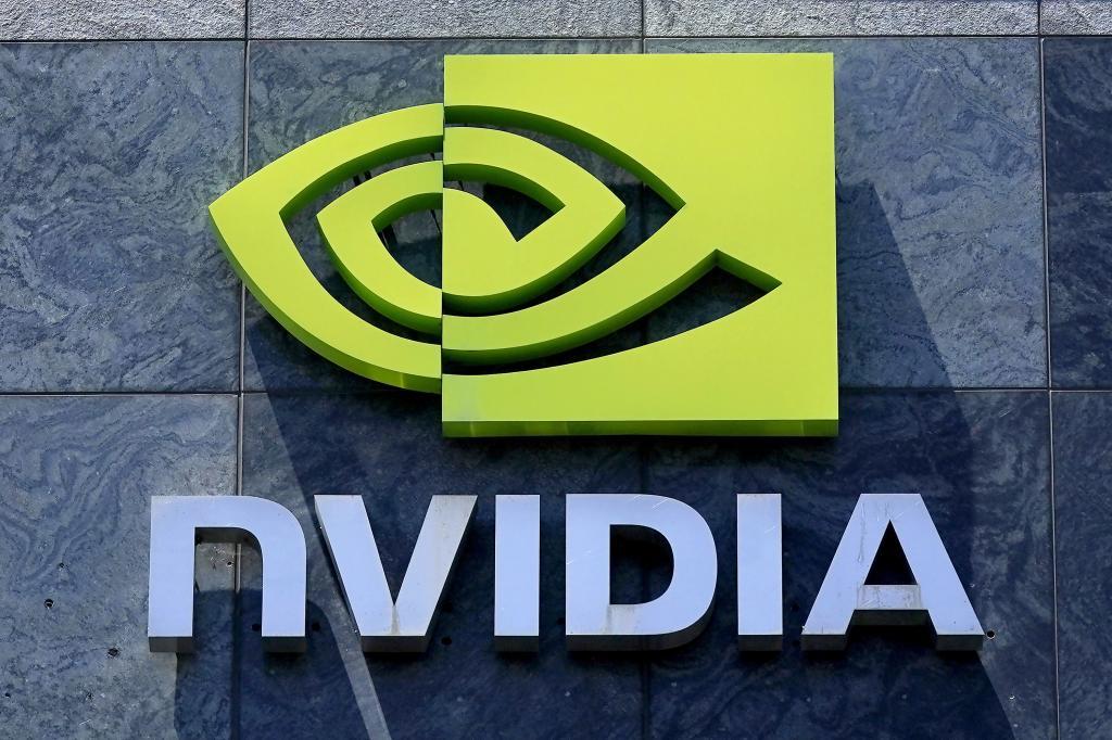 A sign for a Nvidia building is shown in Santa Clara