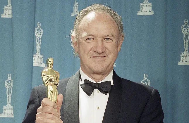 Actor Gene Hackman after winning the Oscar in 1993.