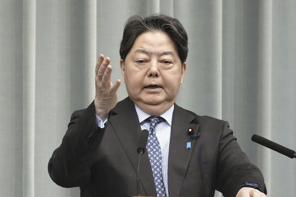 Japan's Chief Cabinet Secretary Yoshimasa Hayashi