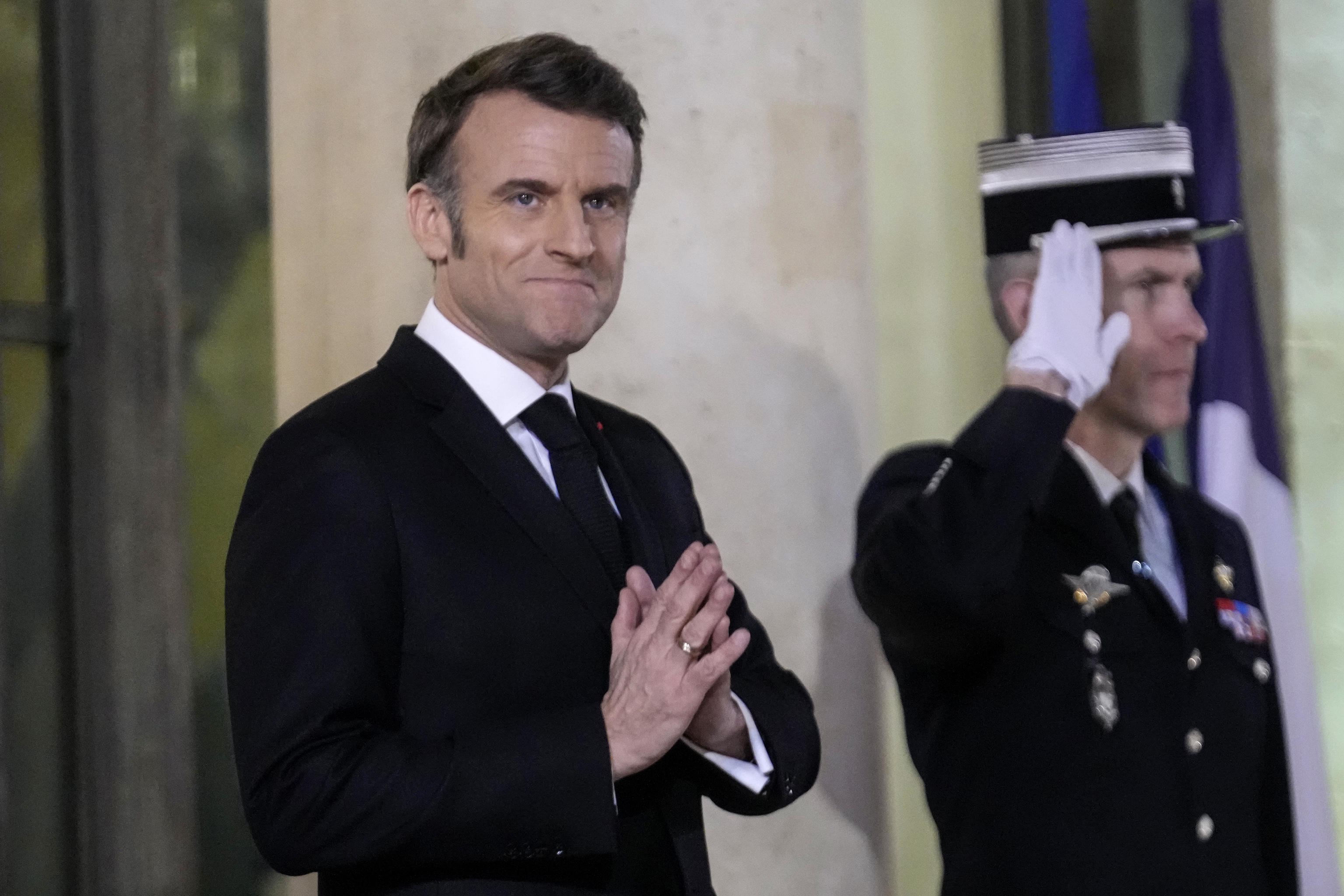 French President Emmanuel Macron.