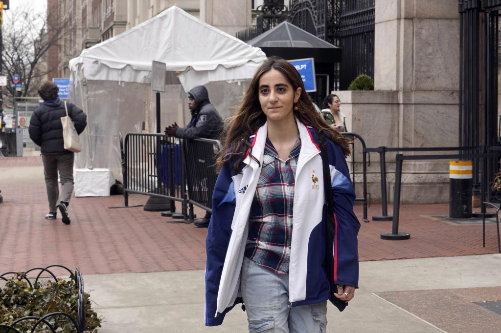 Maryam Alwan, a student at Columbia University who received a disciplinary notice from the school accusing her of helping to publish a newspaper op-ed critical of Israel