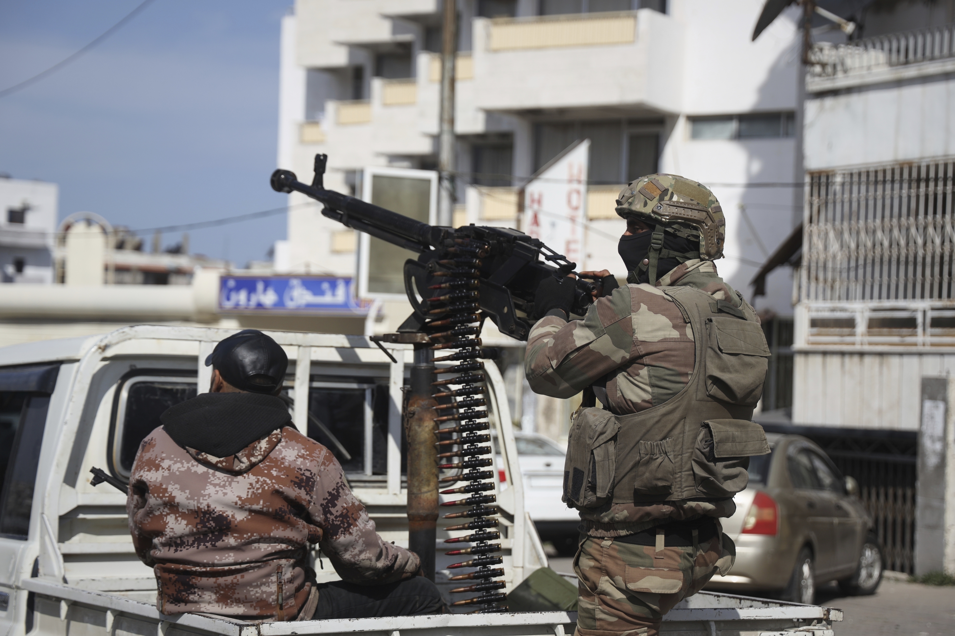 Reinforcement Syrian security forces deploy in Latakia, Syria