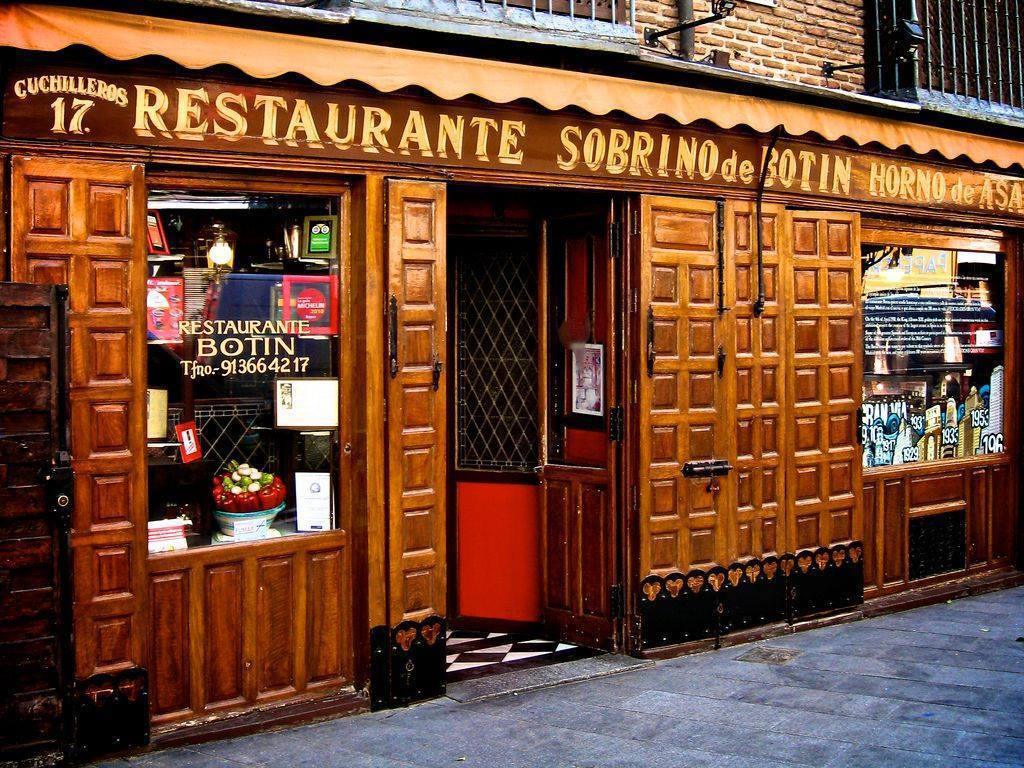 Casa Botin, a Madrid restaurant considered the oldest in the world.