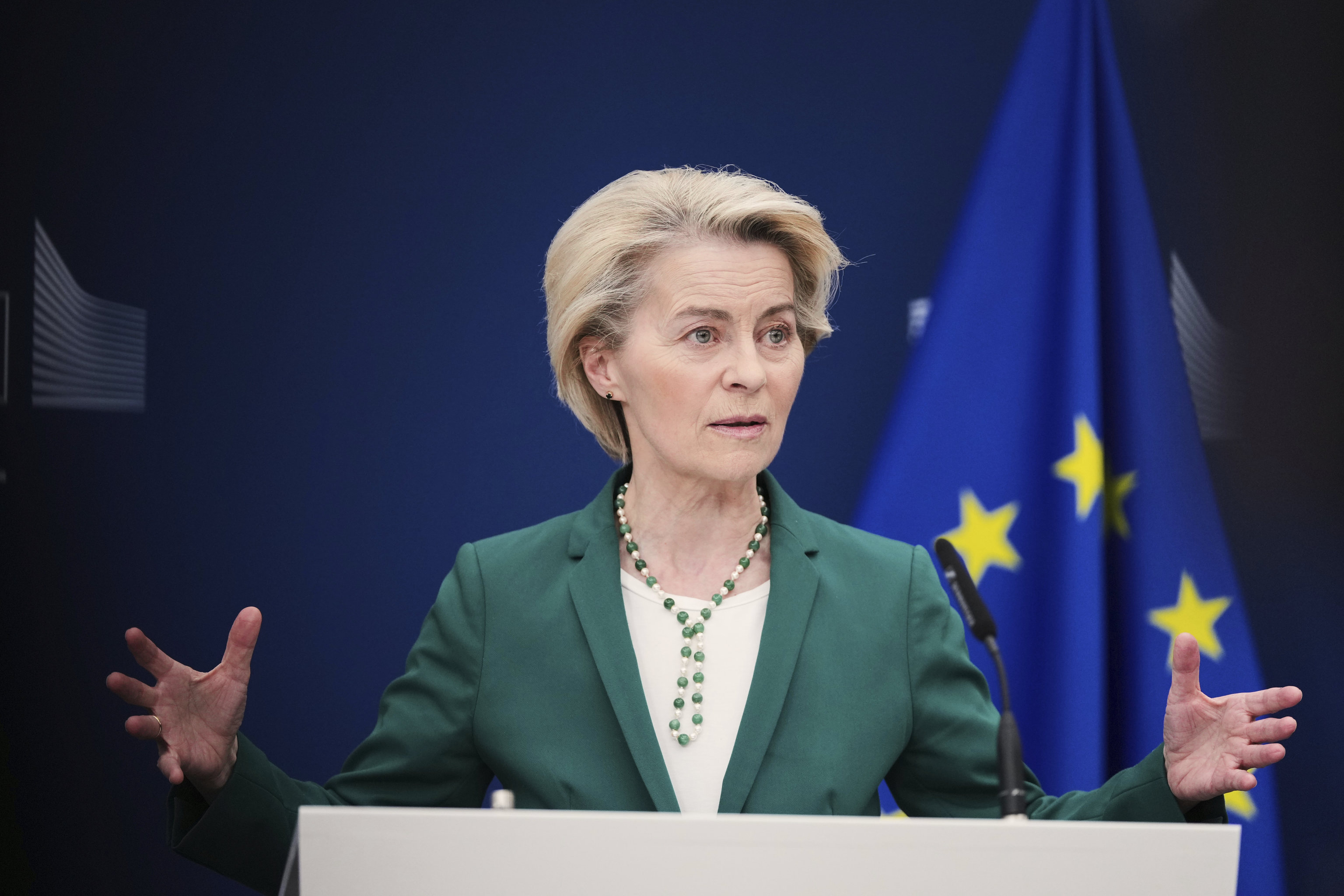 European Commission President Ursula von der Leyen.