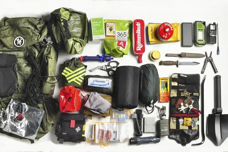 Survival backpack.