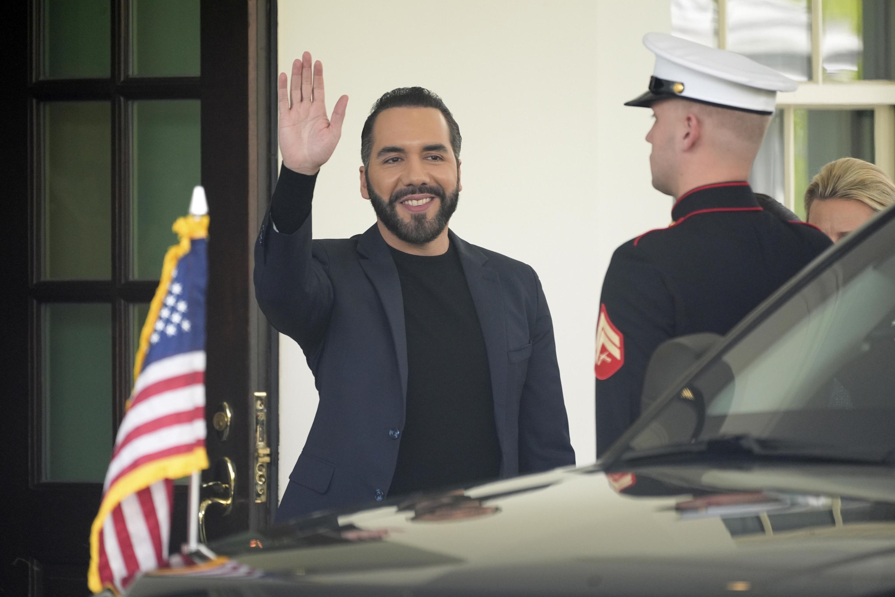 The President of El Salvador, Nayib Bukele.