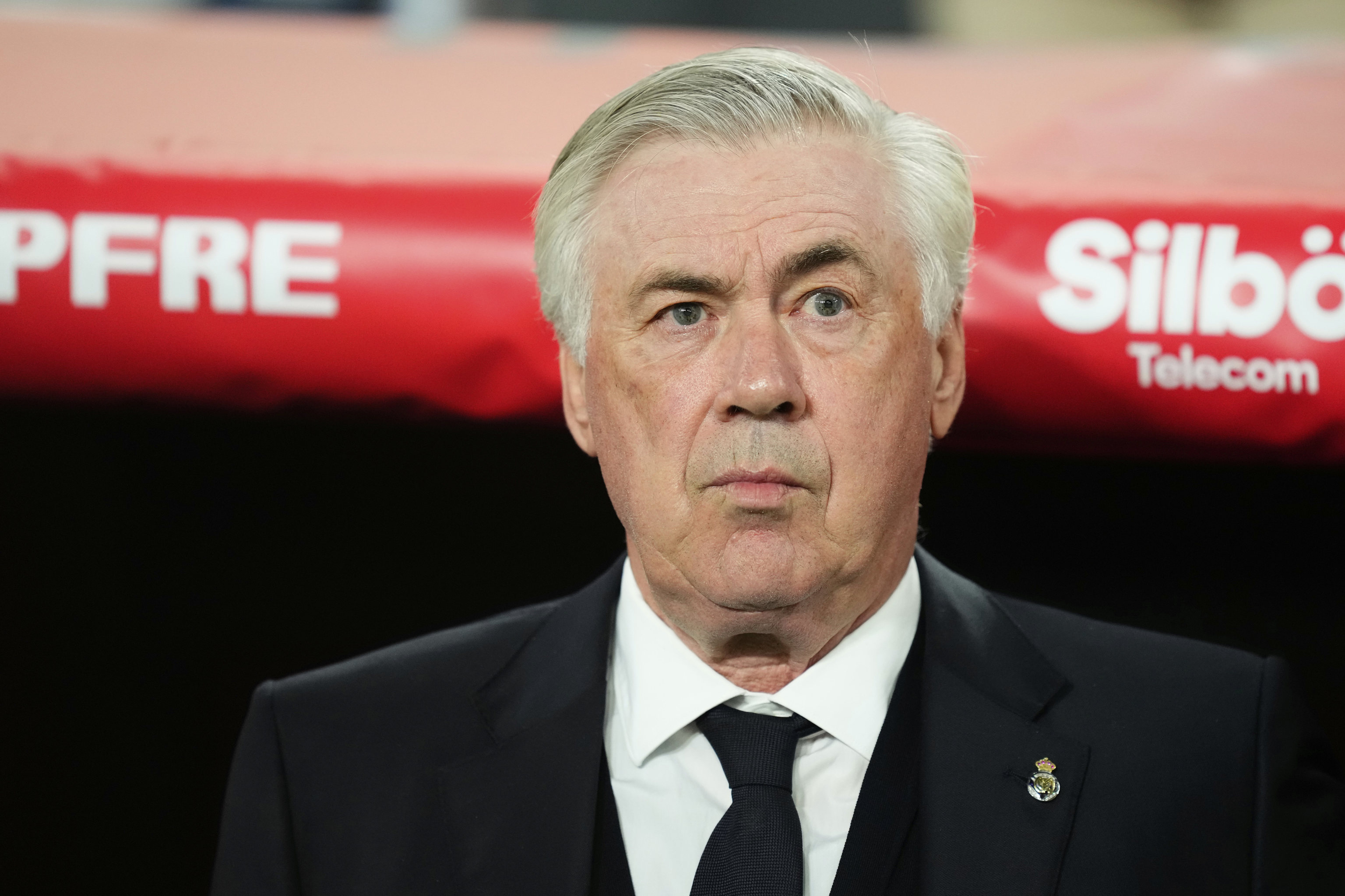 Real Madrid's head coach Carlo Ancelotti.