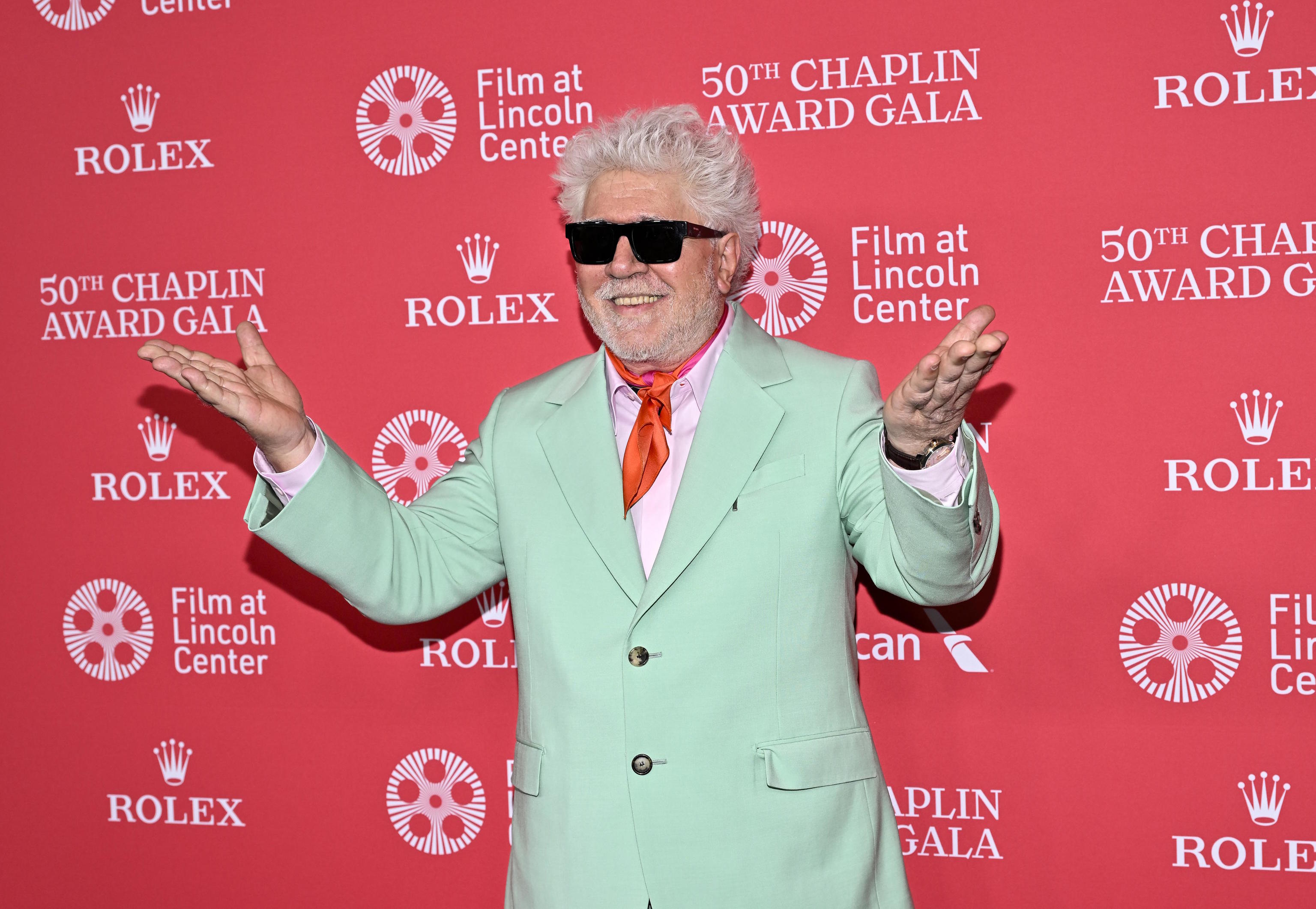 Pedro Almodovar at the 50th Chaplin Award 2025.