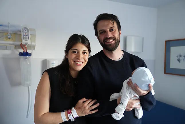 Alejandra and Francesco, with Nicols.