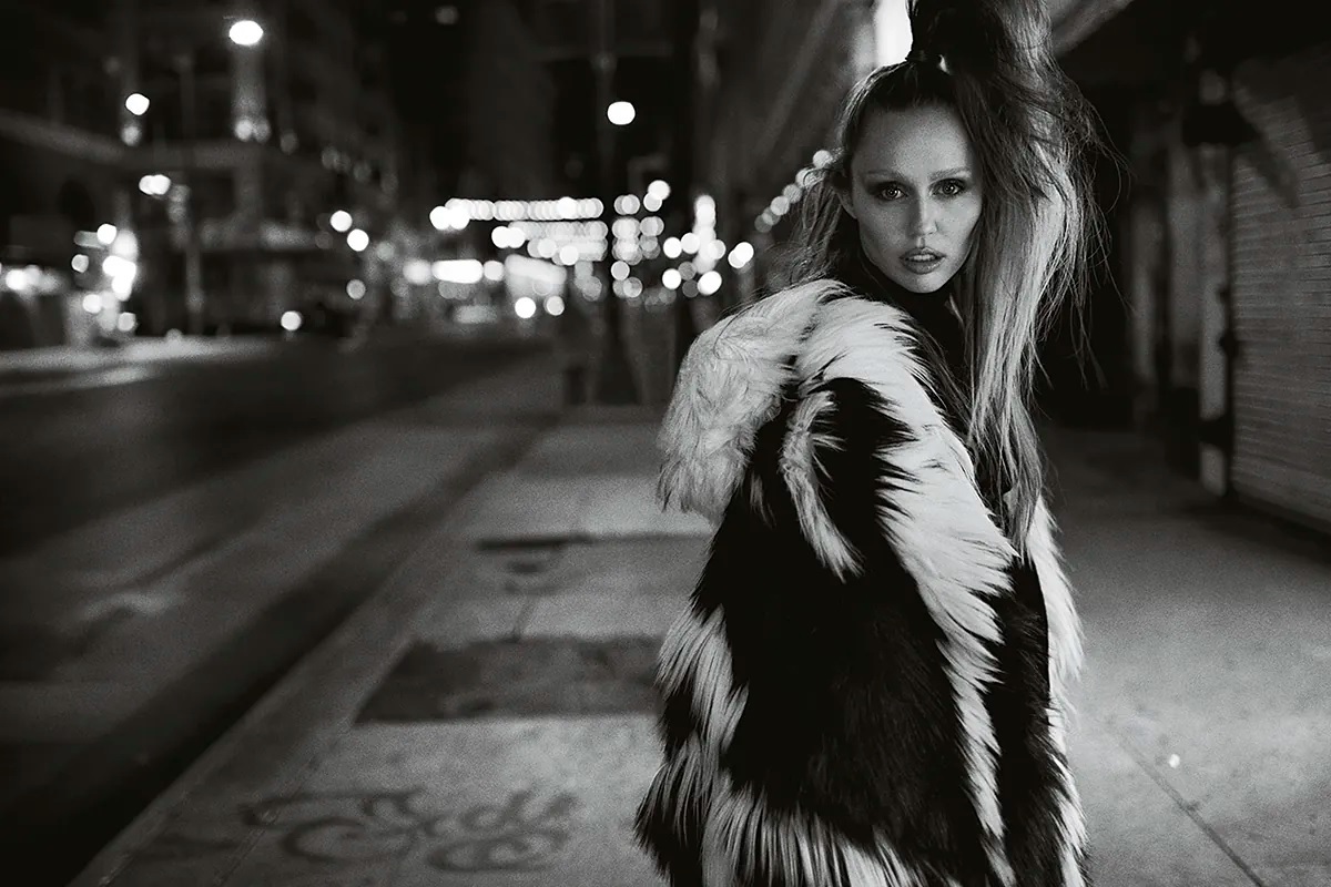 Miley Cyrus, in a promotional image for 'Something Beautiful'.