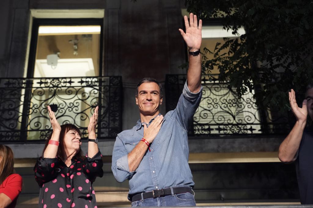 Socialist Workers' Party leader and current Prime Minster Pedro Sanchez