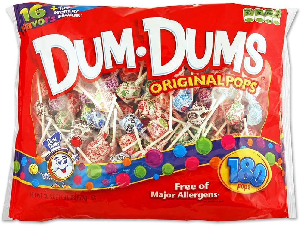 A bag of Dum-Dum suckers.