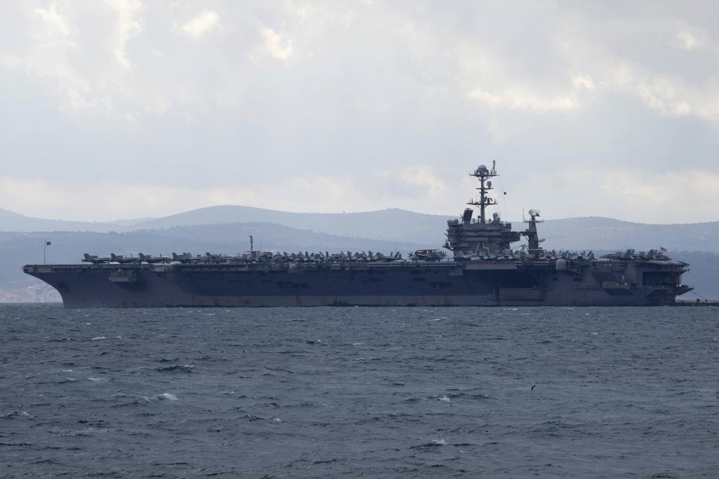 The aircraft carrier USS Harry S. Truman.
