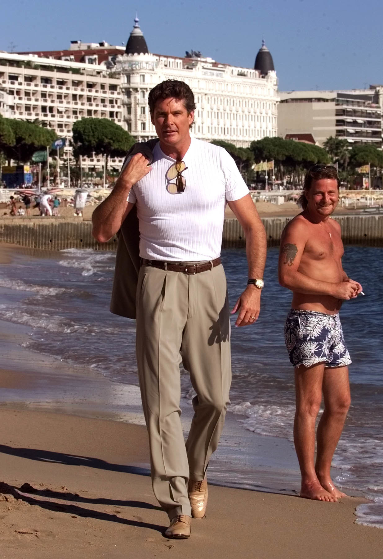 Actor David Hasselhoff.
