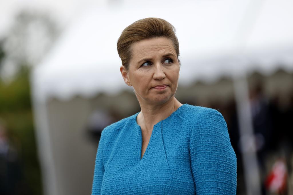 Denmark's Prime Minister, Mette Frederiksen.